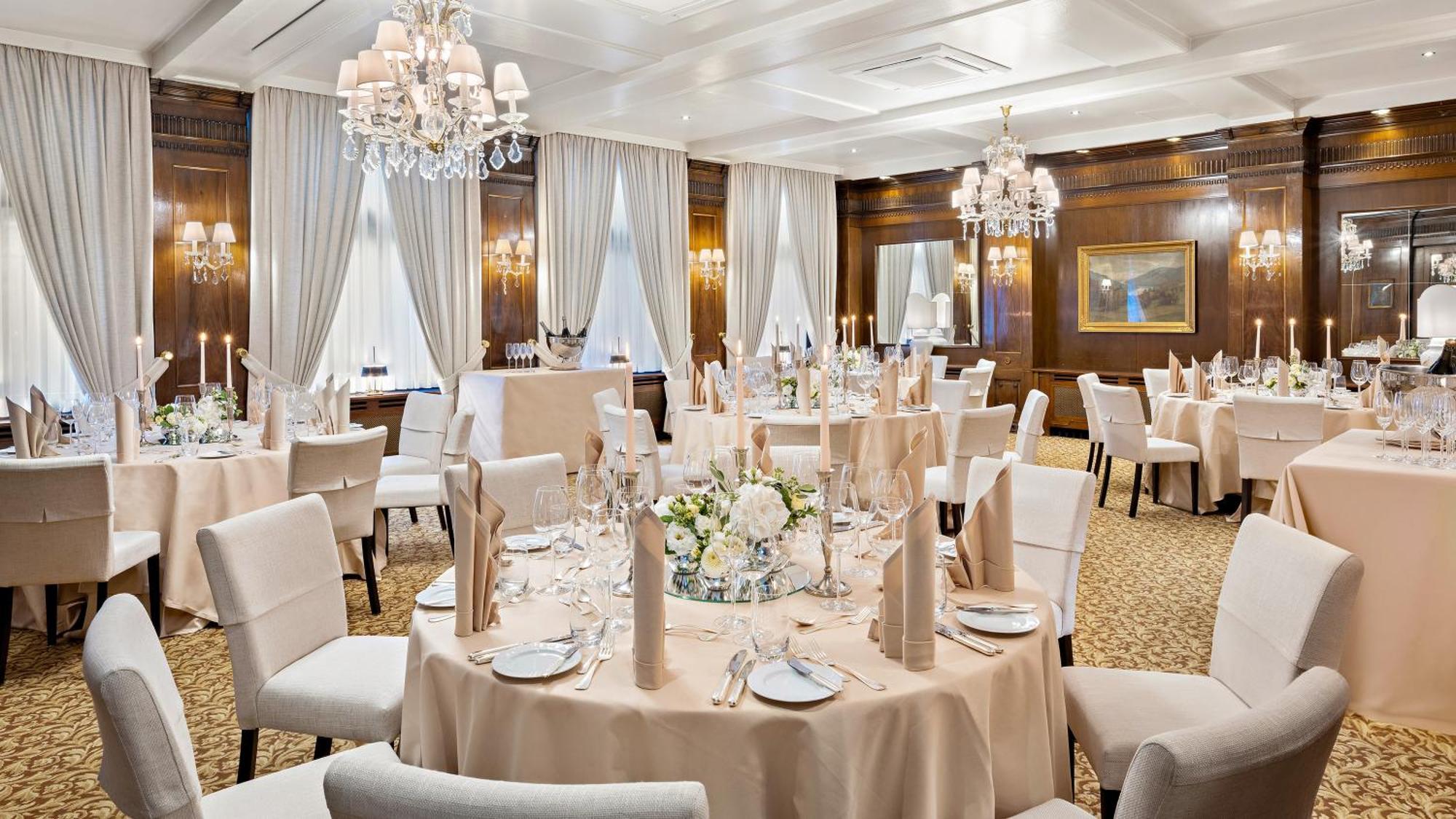 Hotel Europaeischer Hof Heidelberg, Bestes Hotel Deutschlands In Historischer Architektur Luaran gambar The ballroom