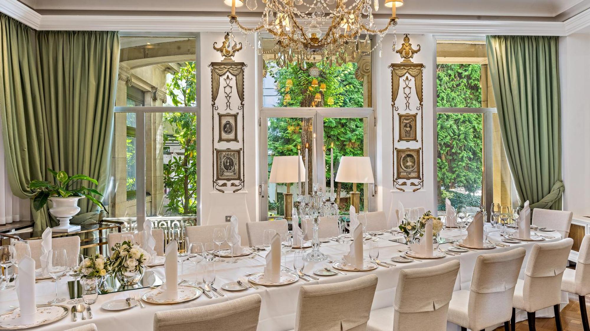 Hotel Europaeischer Hof Heidelberg, Bestes Hotel Deutschlands In Historischer Architektur Luaran gambar The restaurant