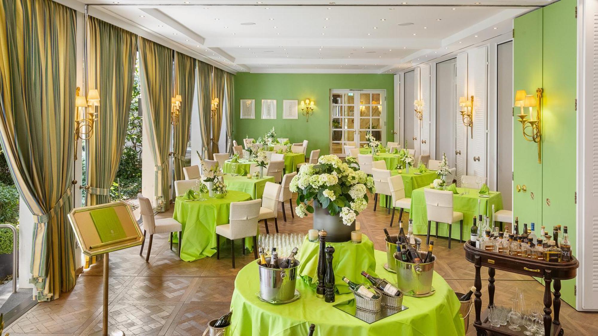 Hotel Europaeischer Hof Heidelberg, Bestes Hotel Deutschlands In Historischer Architektur Luaran gambar The Green Room