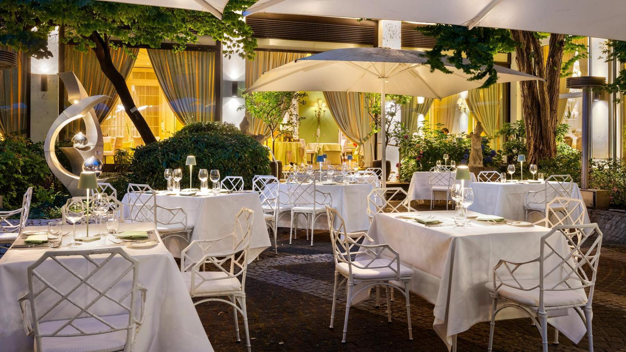 Hotel Europaeischer Hof Heidelberg, Bestes Hotel Deutschlands In Historischer Architektur Luaran gambar The restaurant