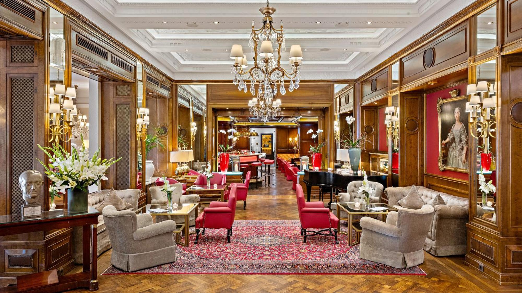Hotel Europaeischer Hof Heidelberg, Bestes Hotel Deutschlands In Historischer Architektur Luaran gambar The lobby of the Mandarin Oriental, Munich