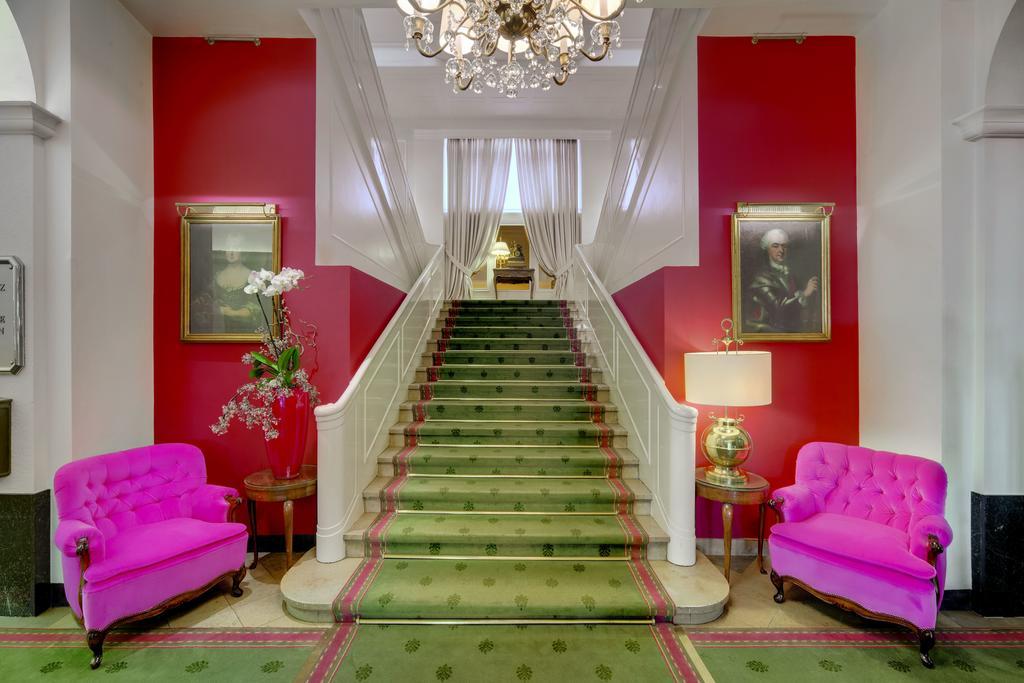 Hotel Europaeischer Hof Heidelberg, Bestes Hotel Deutschlands In Historischer Architektur Luaran gambar The staircase